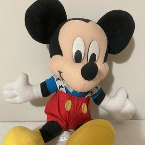 Cute Stuffed Disney Mickey Mouse! 12" tall!